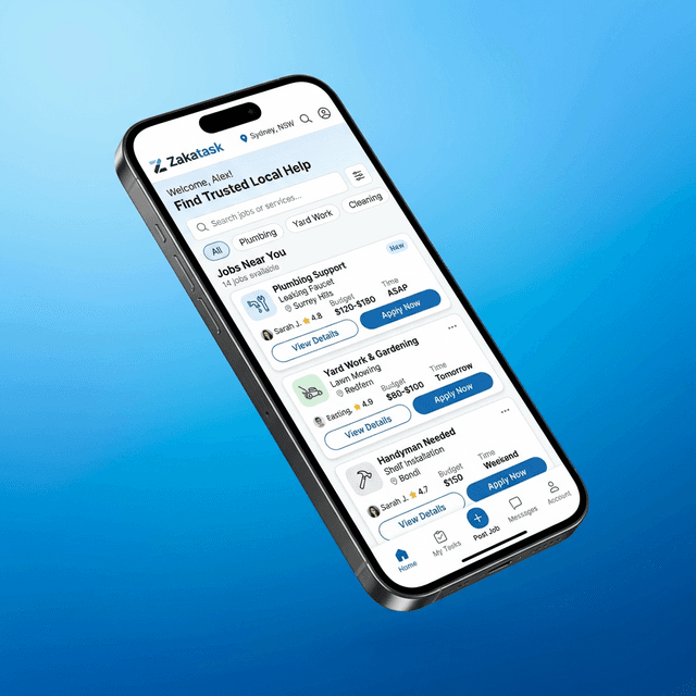 Zakatask Mobile App Interface